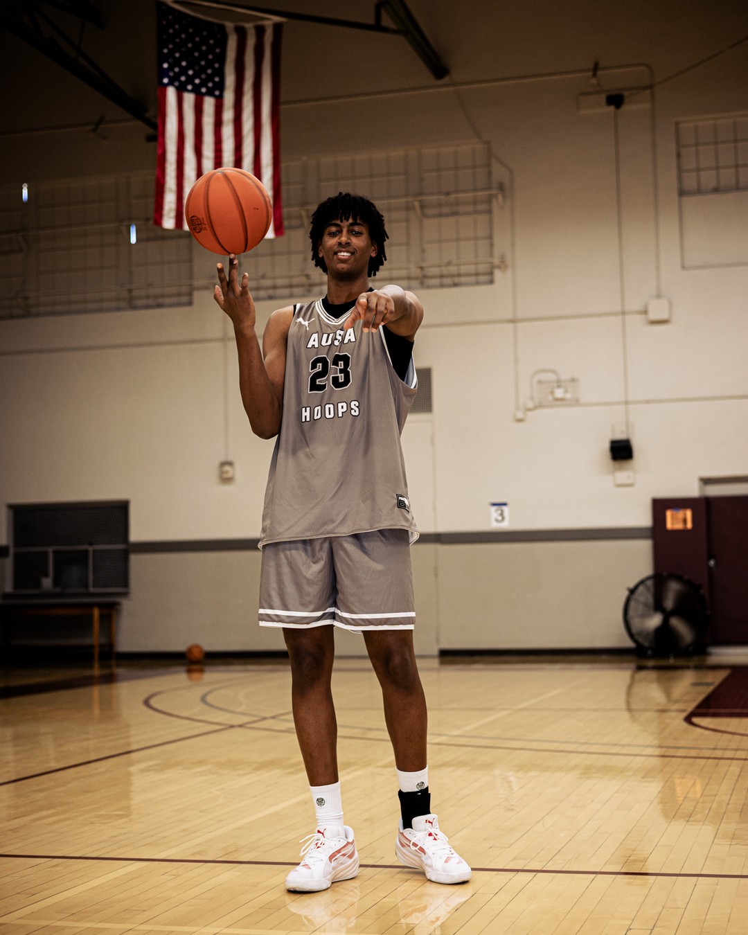 Aaron Gashaw Commits to Cameron University Basketball — graphic