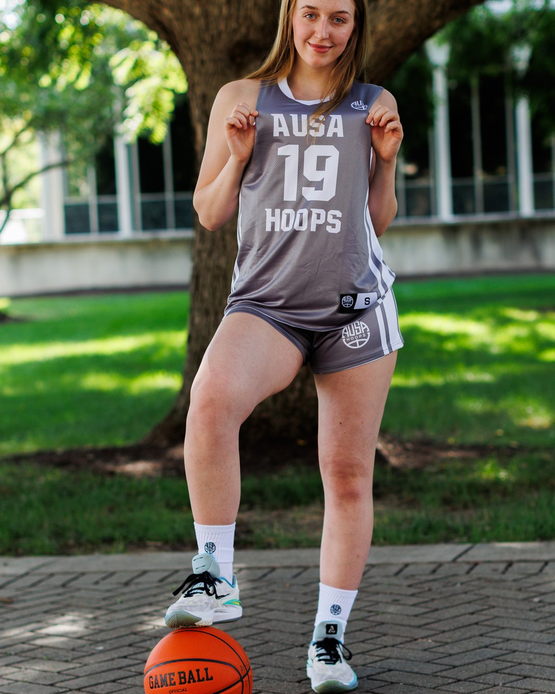 Lucy George Commits to Tusculum University Basketball, graphic