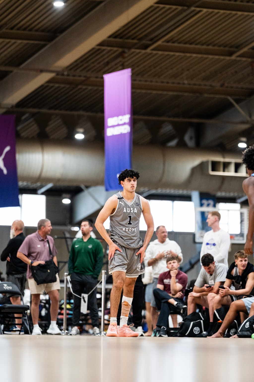 Seb Rault at an AUSA Hoops event